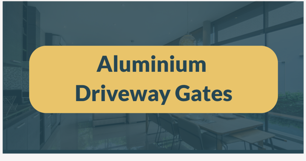 Aluminium Driveway Gates