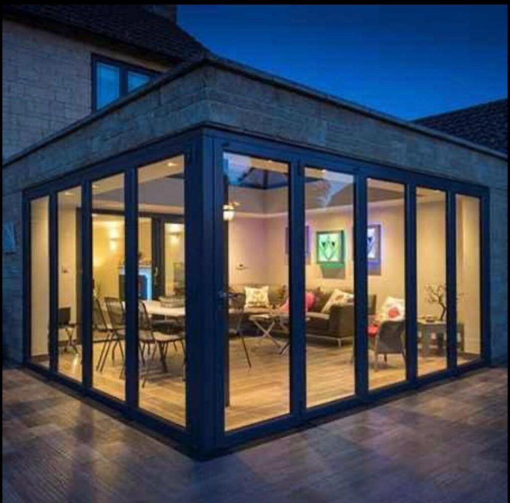 Aluminium bifold doors installed in Ealing by Zeenee Aluminium