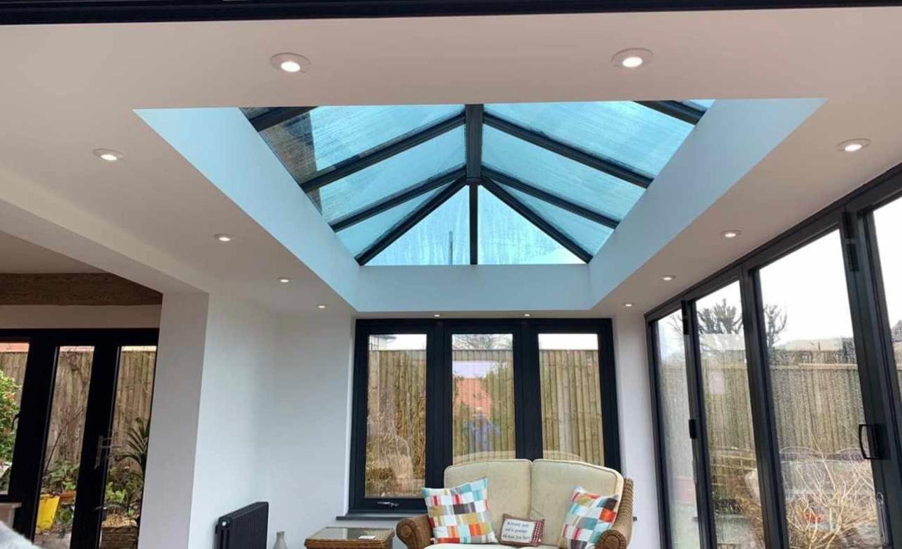 Aluminium roof lantern installed in London by Zeenee Aluminium