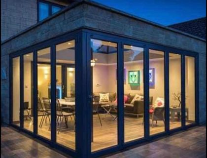 Aluminium bifold doors installed in Ealing by Zeenee Aluminium